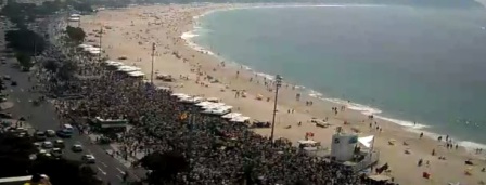 Manifestações do dia 15 de março. Copacabana, Candelária e Avenida Paulista.