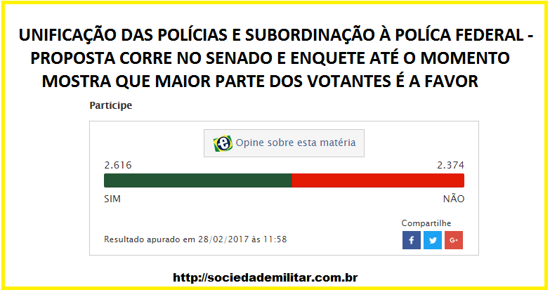 policia militar federal unificação