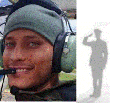 Piloto morre lutando pela liberdade – Nossa continência a quem realmente MERECE.