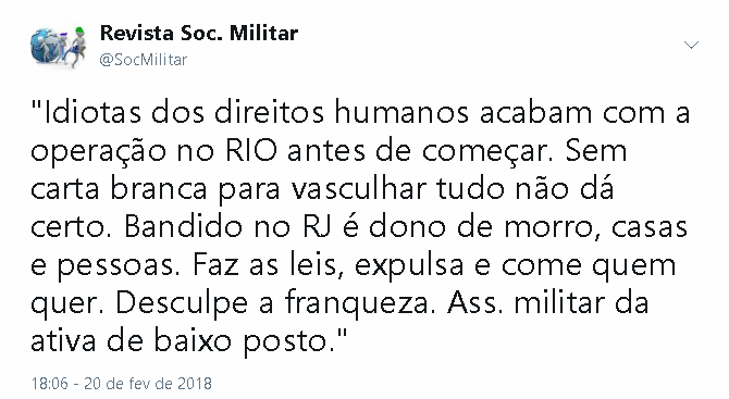 Caos no RIO AGORA — Você já foi em uma FAVELA advogadozinho de terno? e Recebemos críticas pela fala do tenente do Exército.