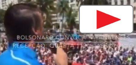 Bolsonaro versus LULA no mesmo dia em CURITIBA