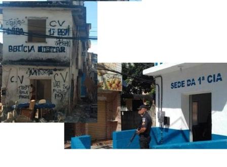 Polícia recupera POSTO POLICIAL completamente destruído por marginais