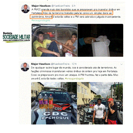 Atos de terrorismo no CEARÁ