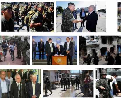 Gratificação e cargos para MILITARES que atuarem na INTERVENÇÃO no Rio de JANEIRO