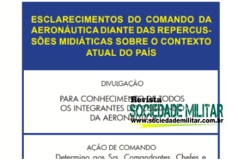 Brigadeiro Rossato se dirige à TROPA – Militares e julgamento do HC de LULA