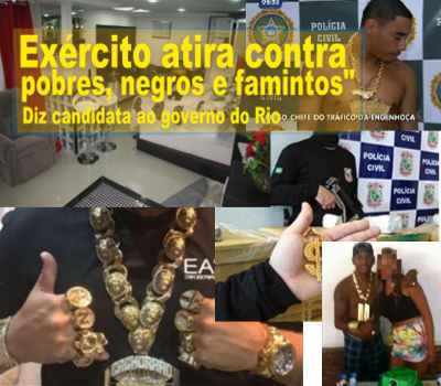Absurdos nos projetos de GOVERNO: “Exército atira em pobres e negros famintos”, diz candidata ao governo do RIO