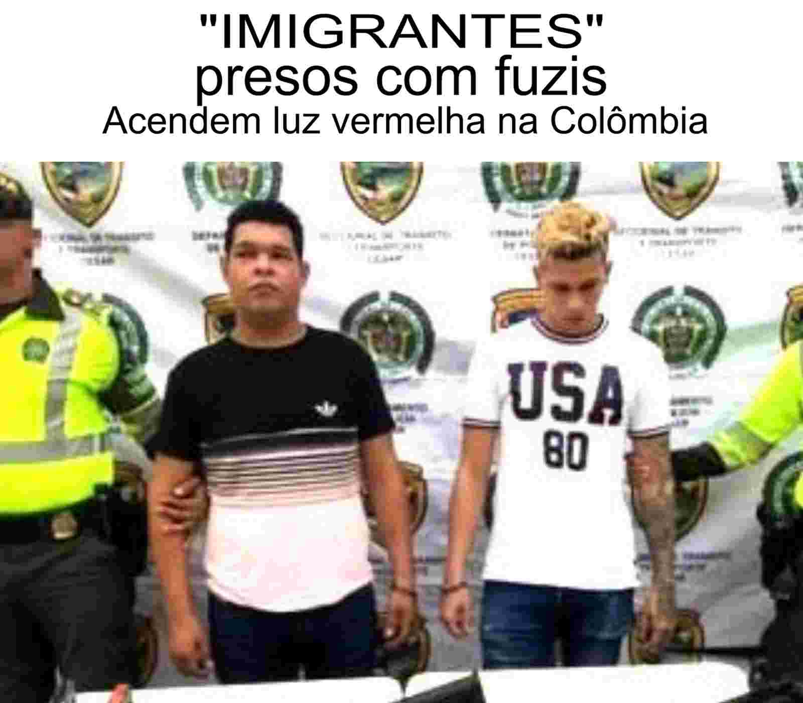 Fuzis encontrados com “Imigrantes” venezuelanos reforçam suspeita de tentativa de assassinar presidente da Colômbia