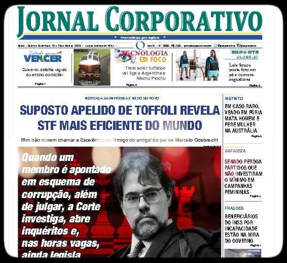 Jornal carioca apresenta TOFOLLI como ele é