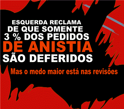 “A Pública” ataca GENERAIS e CORONÉIS porque ministério de direitos humanos só acata 3% dos pedidos de anistia que dão entrada no órgão
