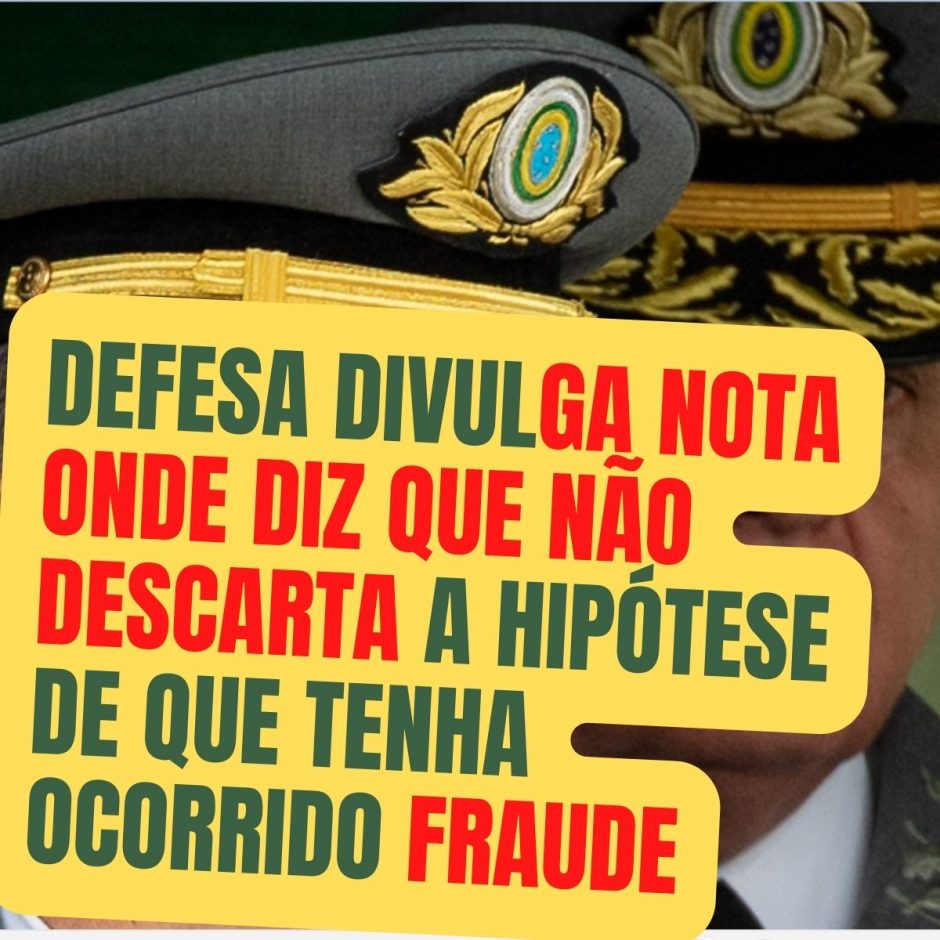 Urgente – Defesa diz que não exclui possibilidade de fraude nas urnas
