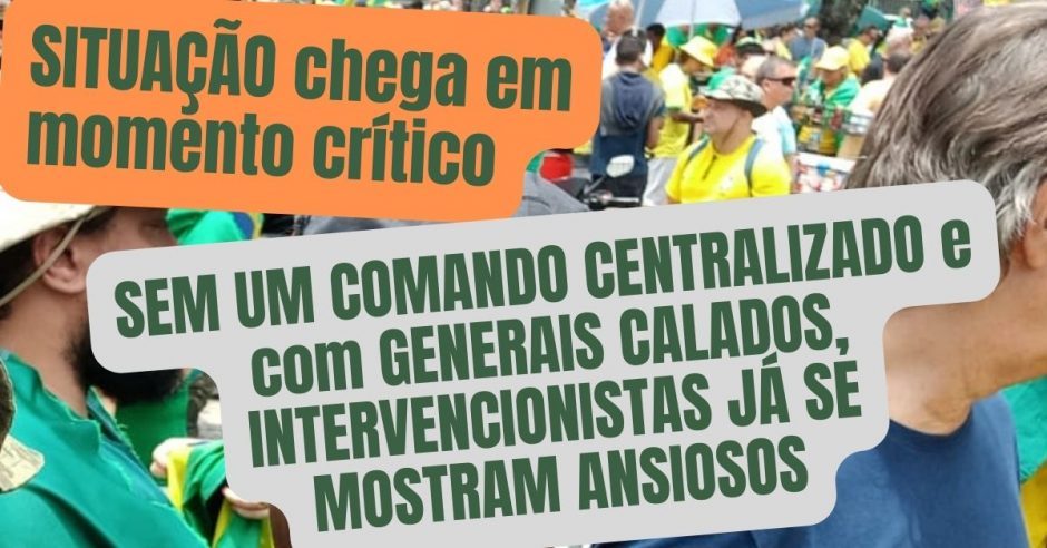 Exército solicita controle policial sobre manifestantes em Brasília – imagens preocupantes mostram que situação é delicada