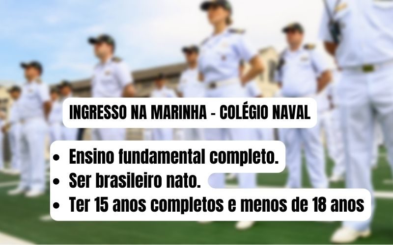 Colégio naval: Grande oportunidade para um futuro brilhante na Marinha