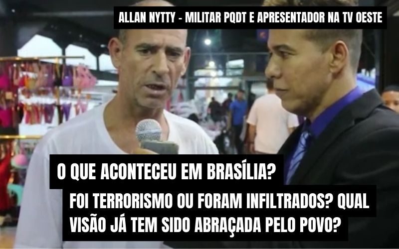 Infiltrados ou terroristas? TVOesteRJ (Vídeo) – Entenda qual versão tem sido aceita pelo povo sobre o vandalismo em Brasília