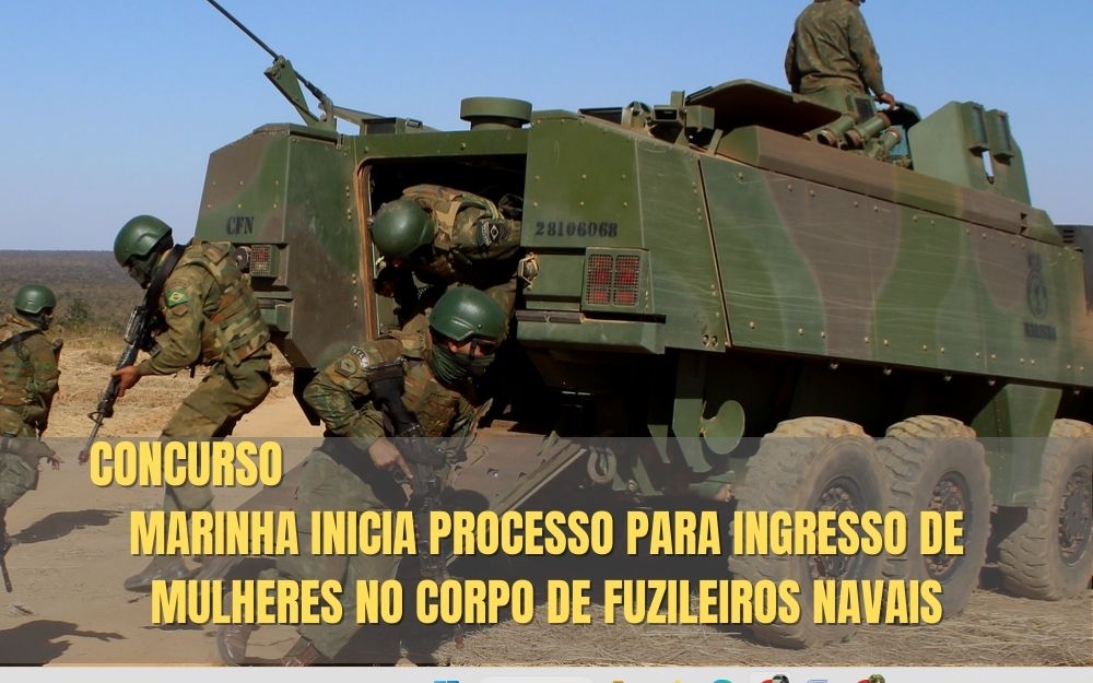 Oportunidade para Mulheres Guerreiras – Concurso para Fuzileiros Navais, inscrições abertas