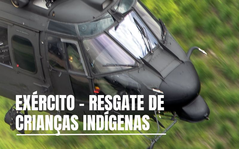 Diferença entre vida e morte na Floresta – Atuação heroica, militares do Exército resgatam crianças indígenas
