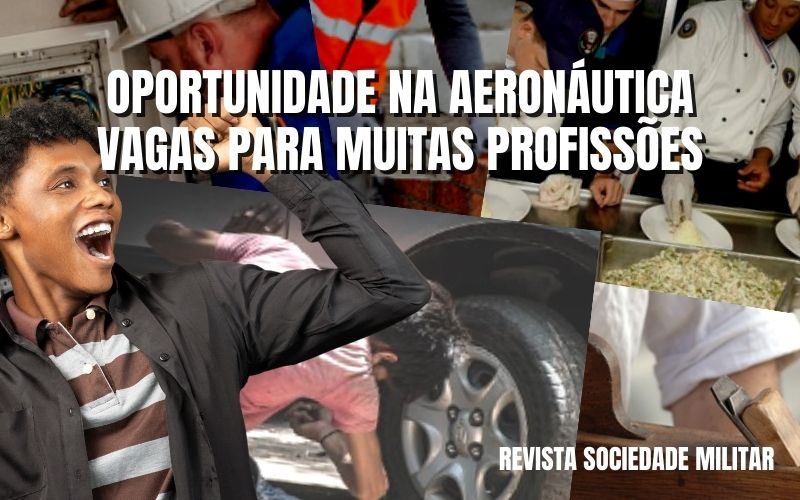Ampla lista de profissões para vagas na Aeronáutica – Seleção e incorporação rápida