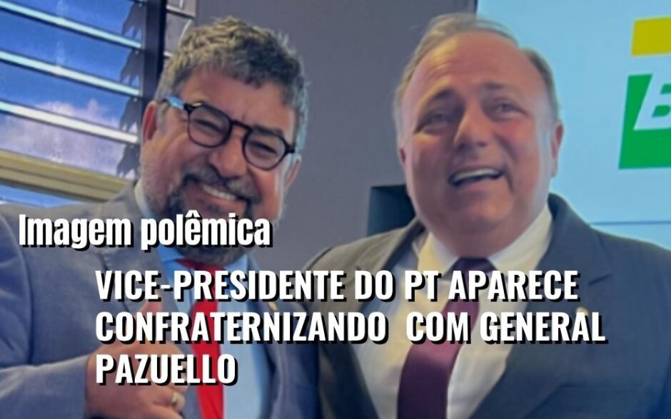 Esquerda critica tietagem de Quaquá, vice-presidente do PT,  sobre o general Pazuello