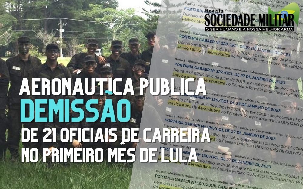 21 oficiais são demitidos da Aeronáutica no primeiro mês do governo Lula