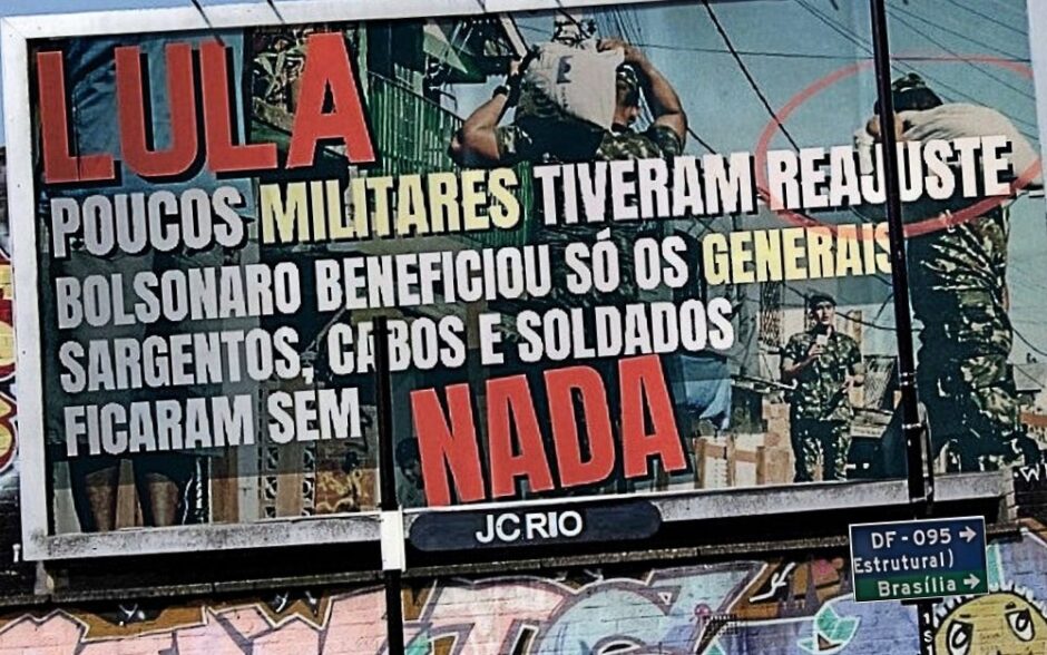 Sem reajuste durante o governo Bolsonaro, sargentos querem encontro com Lula. Bases do Exército, Marinha e Aeronáutica vivem momento delicado