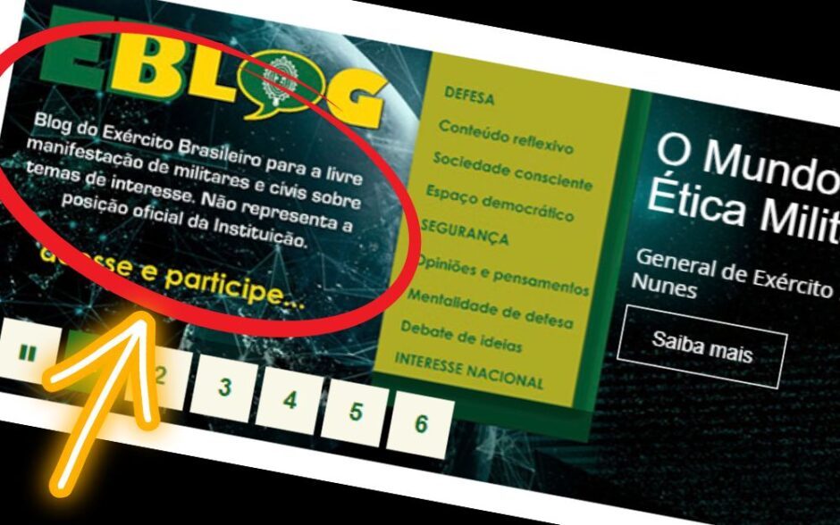 Após post de general da ativa sobre a coragem para resistir à pressão política, Exército diz que EBlog não representa a visão da força