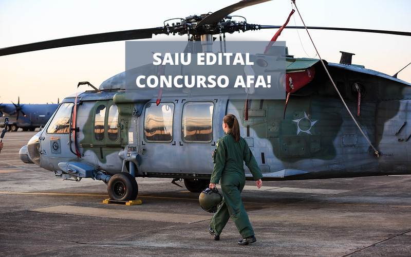 Saiu o Edital! Concurso AFA da Aeronáutica abre vagas de ensino médio com salário de até R.479 após formação