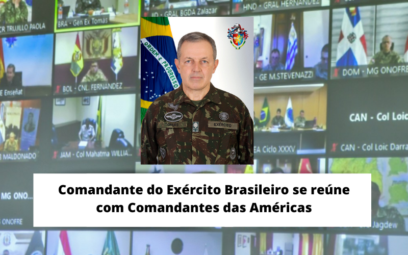 Comandante do Exército Brasileiro lidera reunião com Comandantes Militares de outras nações
