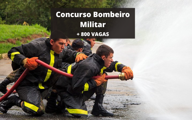 Mais de 800 vagas só até domingo – Concurso Bombeiro Militar, salário inicial de R.056