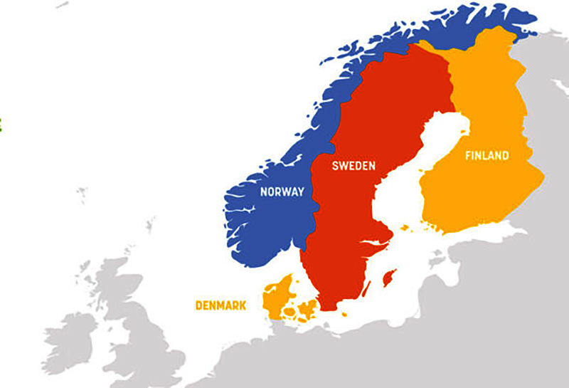 Quais são os países escandinavos?