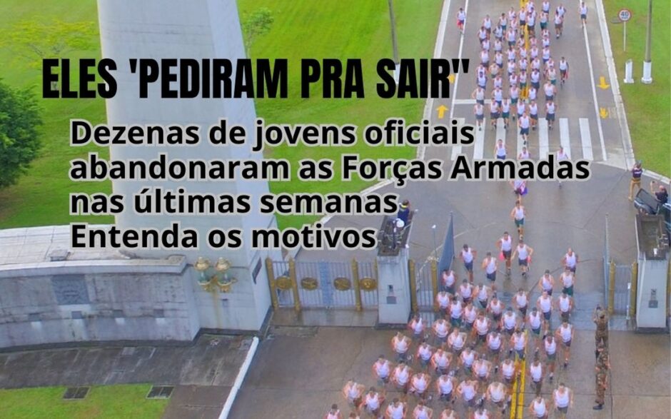 Dezenas de oficiais se recusam a permanecer no Exército e Aeronáutica depois de constatarem falta de perspectiva