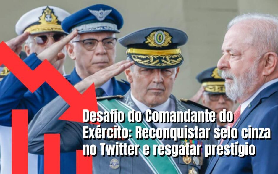 Declínio digital do Exército Brasileiro: Comandante testemunha abrupta perda de selos nas redes sociais