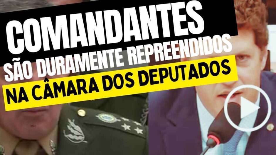 Generais comandantes das Forças Armadas são pressionados pela Direita na Câmara: ” não tem uma operação de troca de tiros”