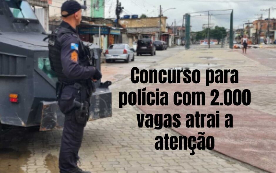 Para quem quer ser policial. Oportunidade única, edital com grande número de vagas no Rio de Janeiro