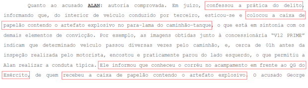 Transcrição da confissão