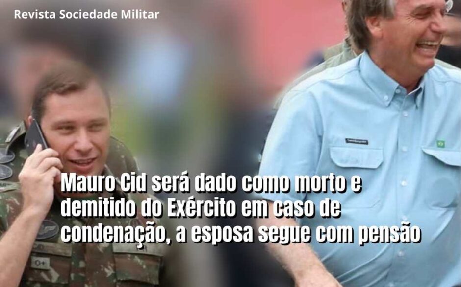 Mauro Cid será dado como morto no caso de condenação na justiça comum, esposa passará a receber o salário