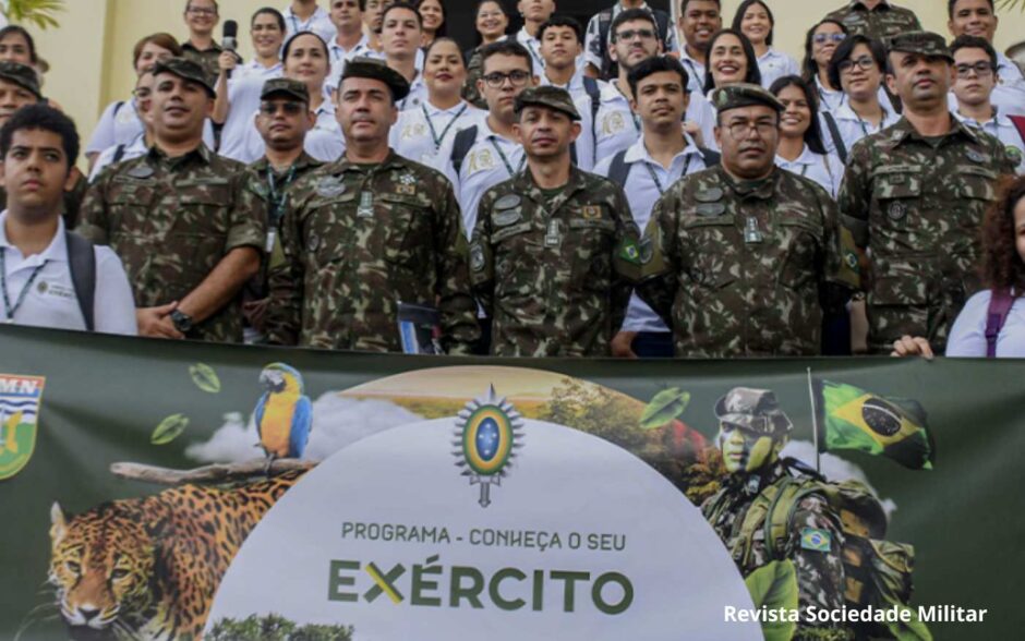 Volta por cima. Exército Brasileiro promove a integração com a sociedade e recebe a civis dentro dos quartéis: Programa conheça seu Exército