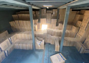Marinha realiza apreensão de contrabando de cigarros no valor de mais de R$2 milhões