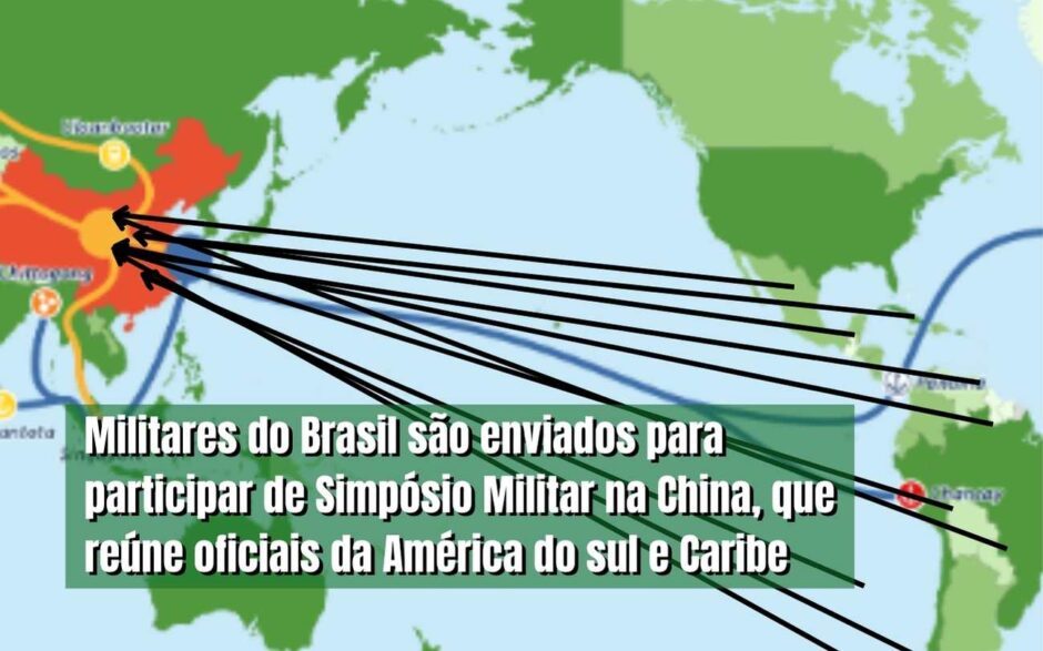 Militares do Brasil são enviados para participar de Simpósio Militar na China; evento reúne oficiais da América do sul e Caribe