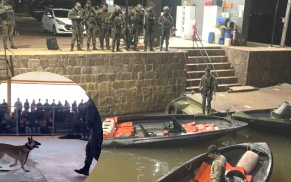 Em operação bem sucedida, Exército Brasileiro apreende toneladas de material ilícito no Sul do Brasil