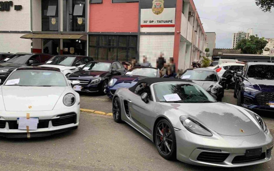 Operação gigantesca: 50 carros de luxo foram apreendidos em São Paulo