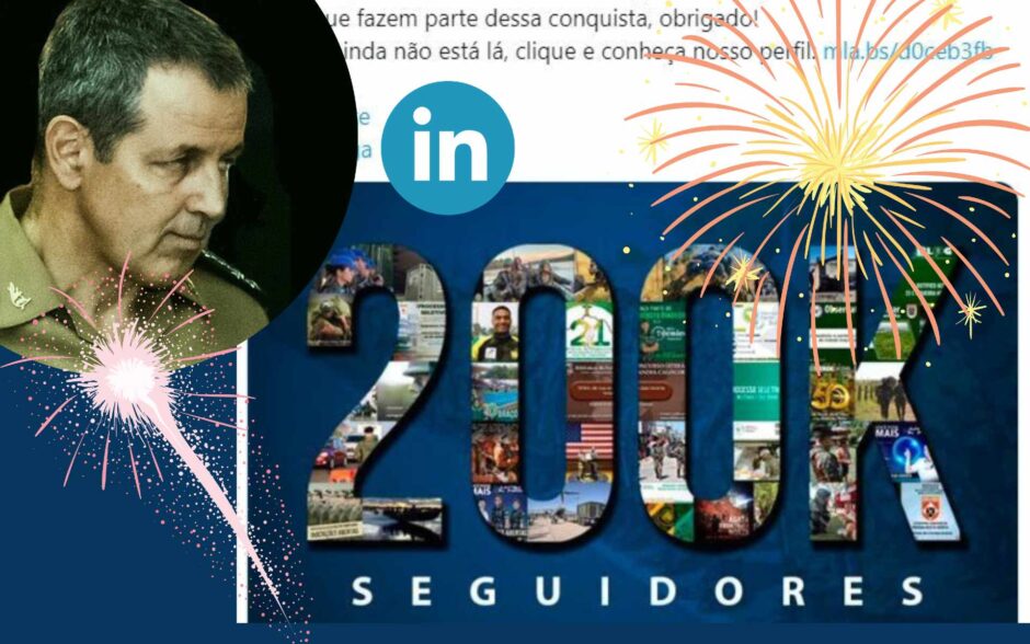Exército Brasileiro comemora popularidade ao alcançar 200 mil seguidores no LinkedIn