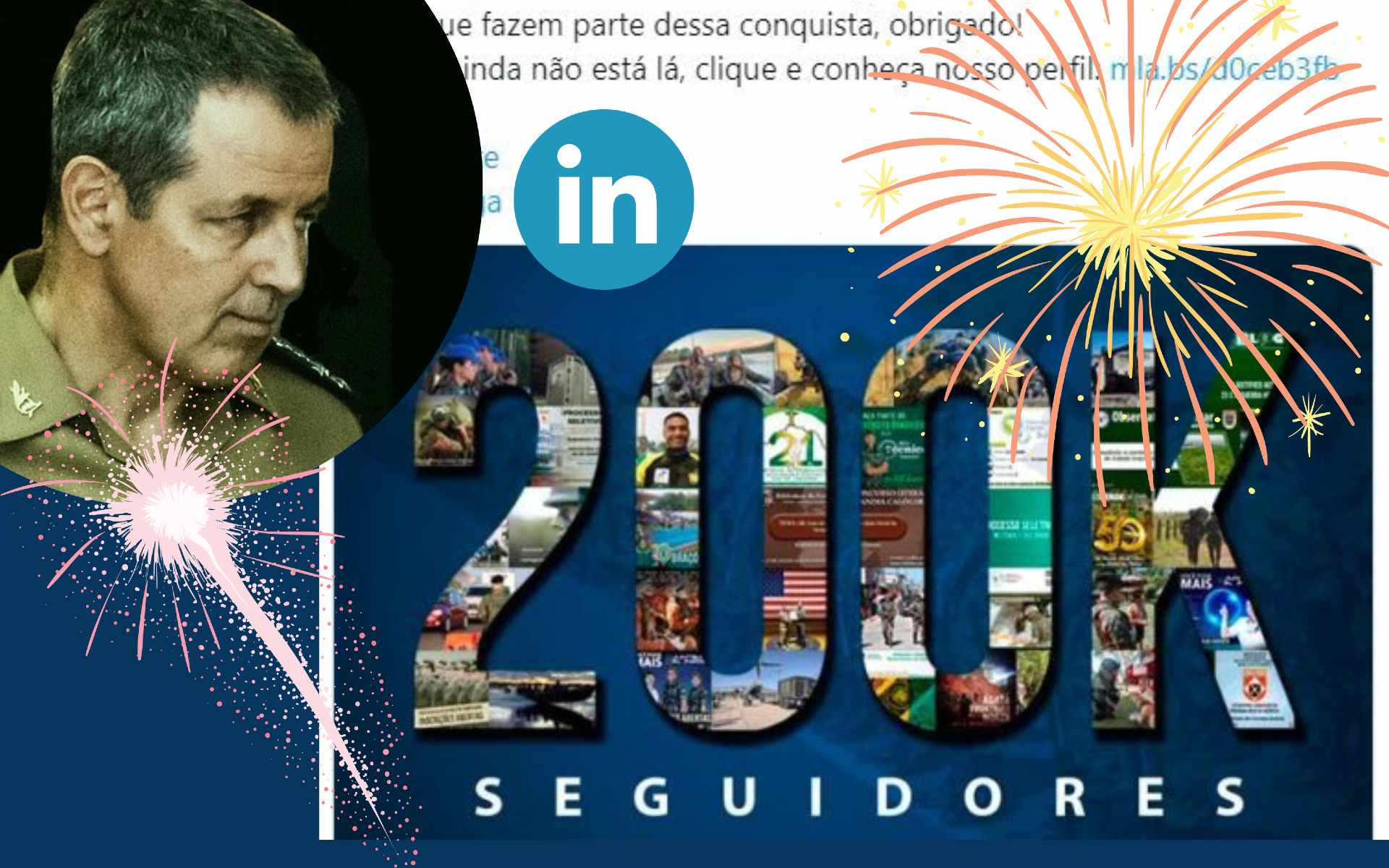 Exército Brasileiro comemora popularidade ao alcançar 200 mil seguidores no LinkedIn