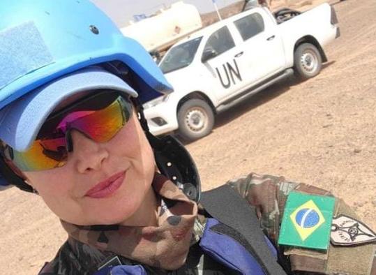 Major brasileira é destacada pela ONU como líder de tropas e observadora militar no Saara Ocidental