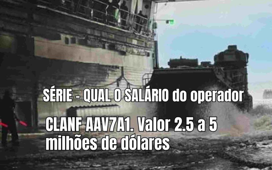 Surpreenda-se com o salário do militar que opera o blindado AAV7A1, avaliado em 3 milhões de dólares