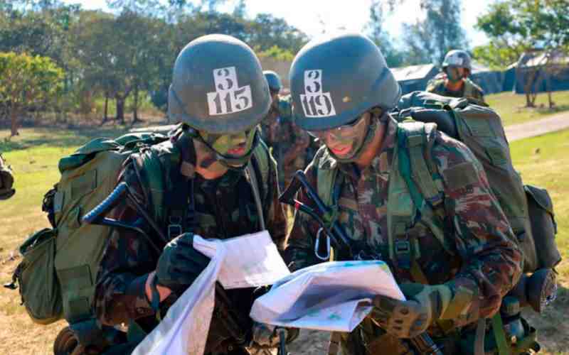 Cadetes do Exército: estágio com treinamento especial em ambiente de guerra