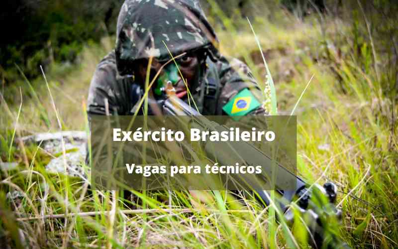 Exército: vagas para voluntariado só até hoje, salário de até R$3.825,00, basta ter ensino médio