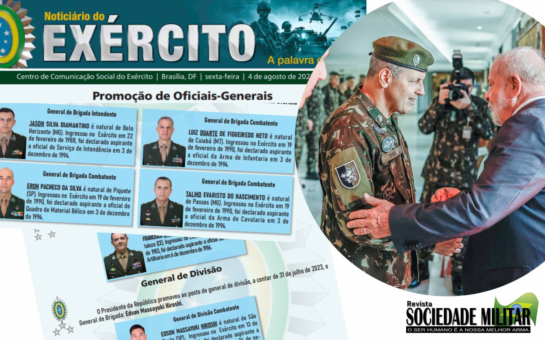 Novos Generais do Exército promovidos por Lula terão novo perfil: há uma guerra “encoberta e sutil”