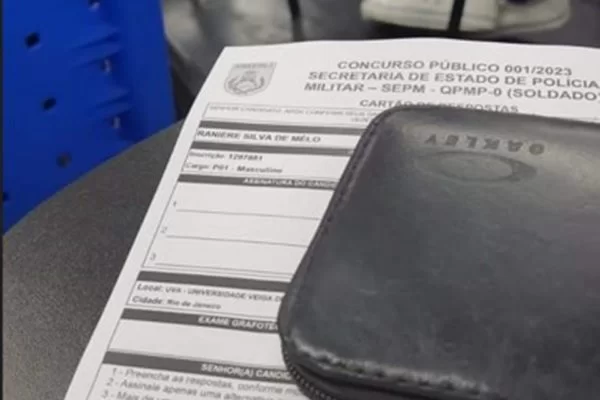 Concurso para PM RJ tem 20 pessoas presas por suspeita de fraude