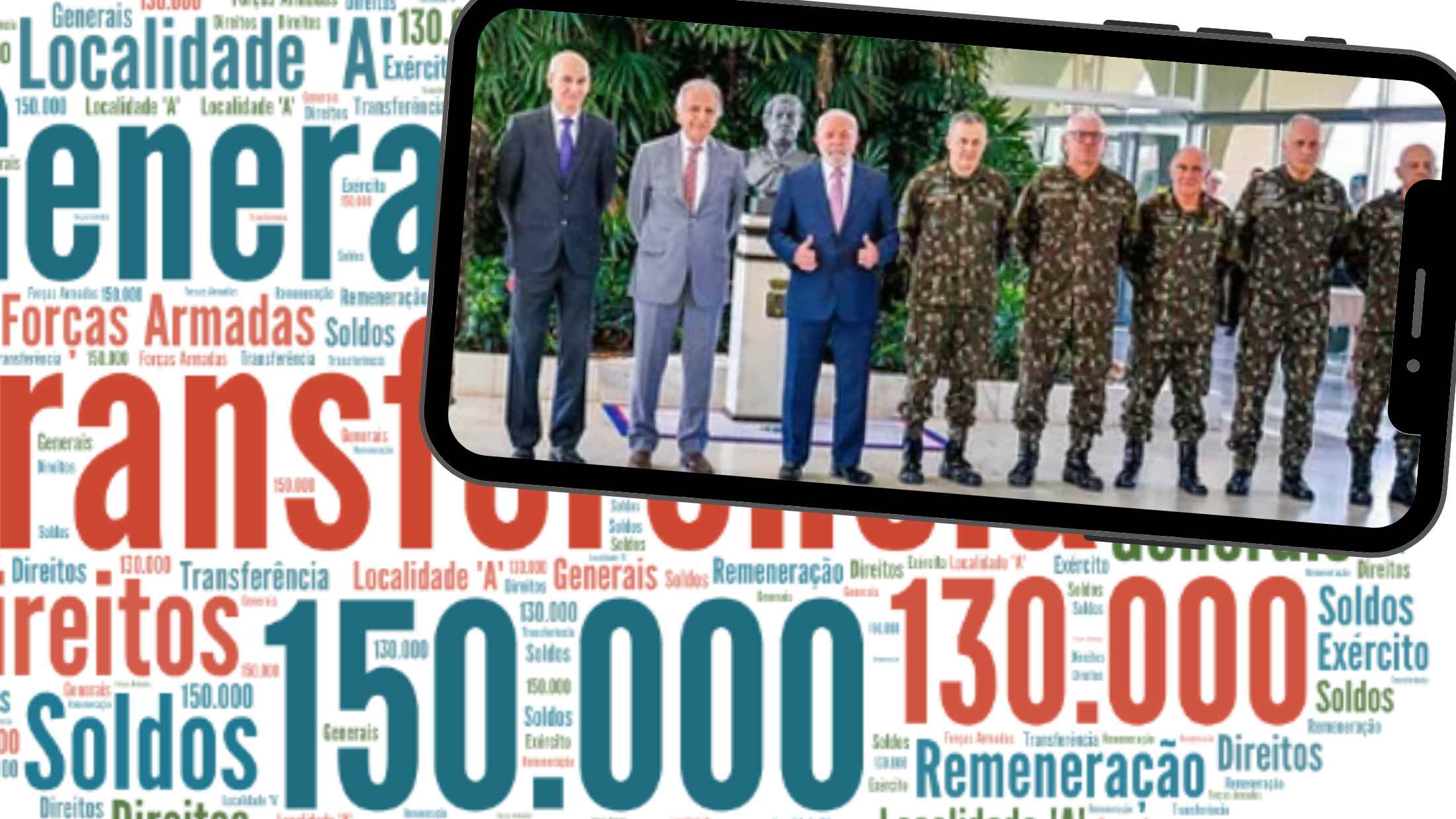 Por que um General de Exército pode receber até 160 mil ao ser transferido? Entenda