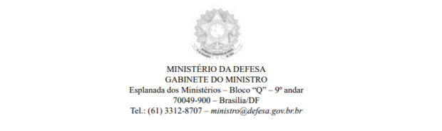 Documento do Ministério da Defesa, resposta para a Câmara dos Deputados sobre adegas para vinhos