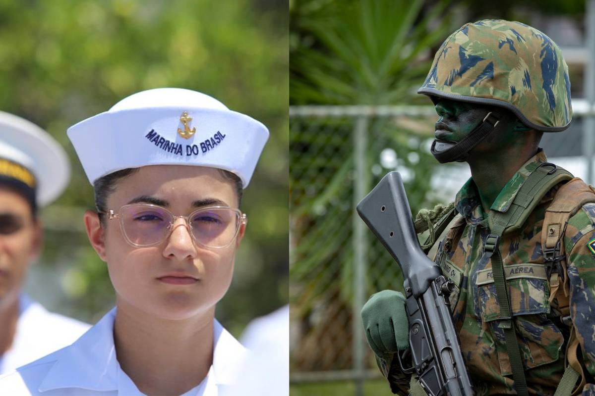 FAB e Marinha do Brasil estão convocando quem tem ensino fundamental e médio para voluntariado; salário até R$ 3.700